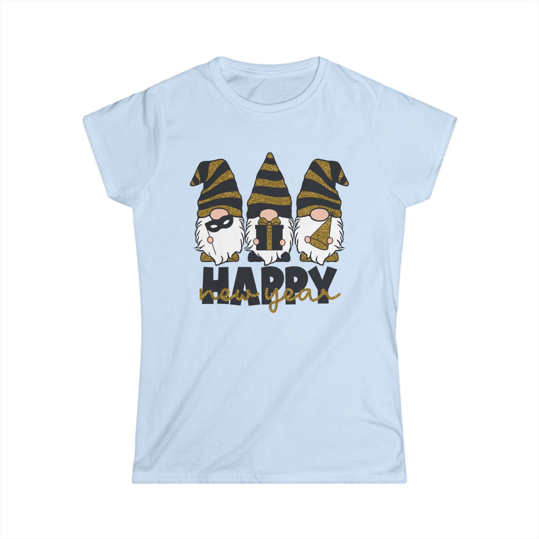 Happy New Year Gnomes - Women's Softstyle Tee