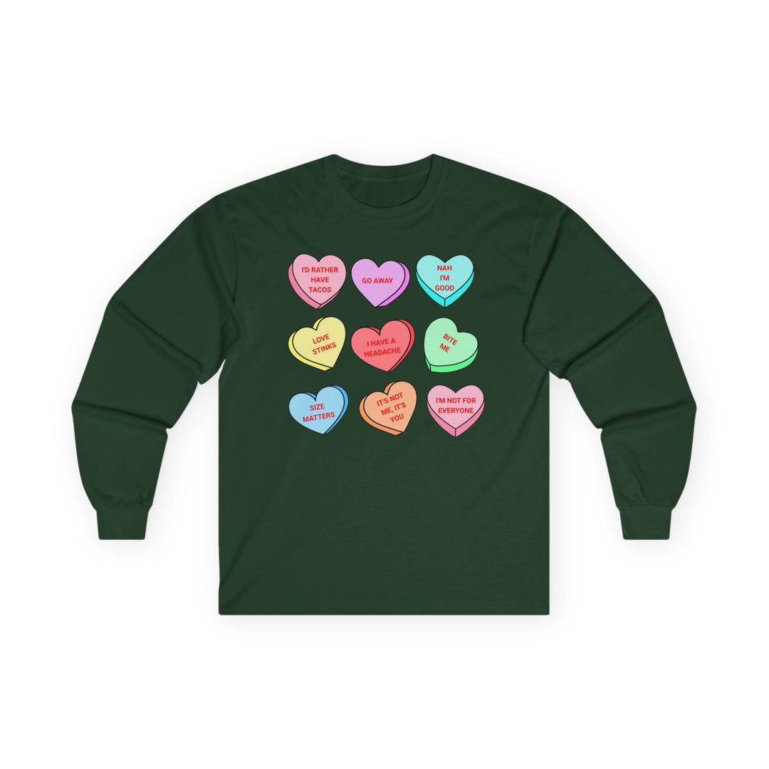 Conversation Hearts - Unisex Ultra Cotton Long Sleeve Tee