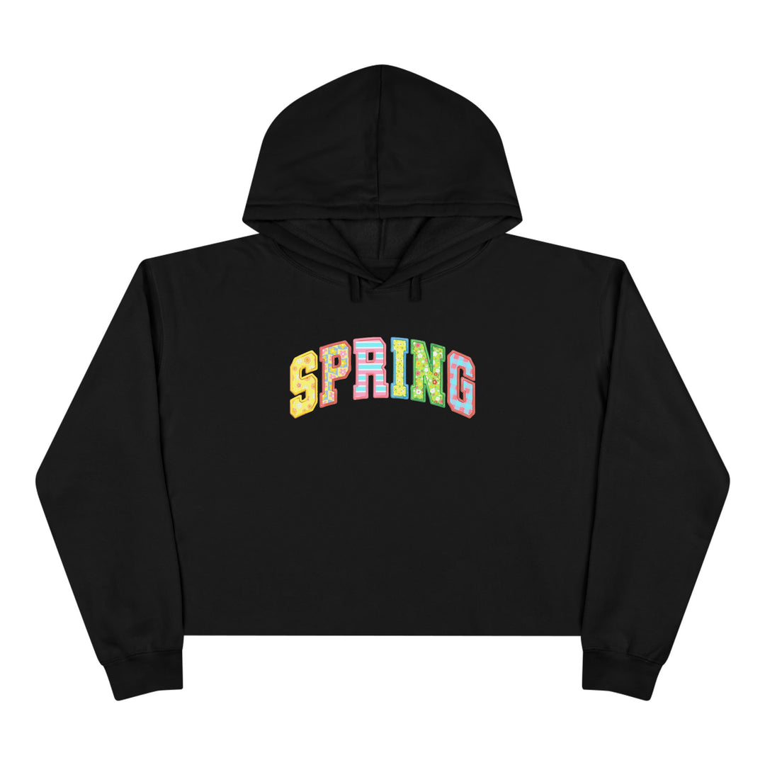 Spring Quilt - Crop Hoodie