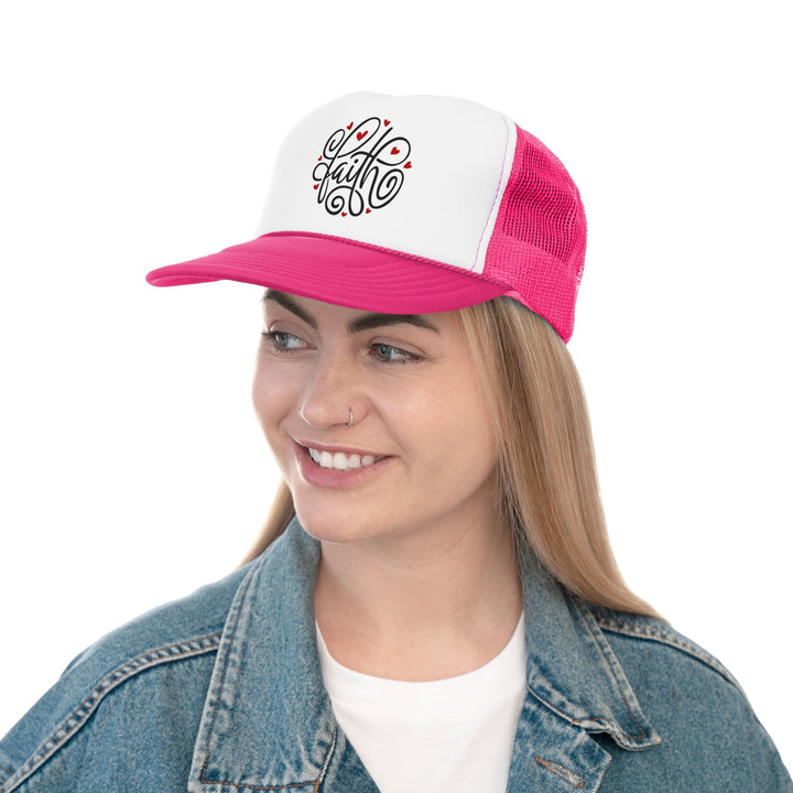 Faith Hearts - Foam Trucker Caps