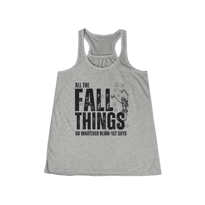 All The Fall Things - Women's Flowy Racerback Tank
