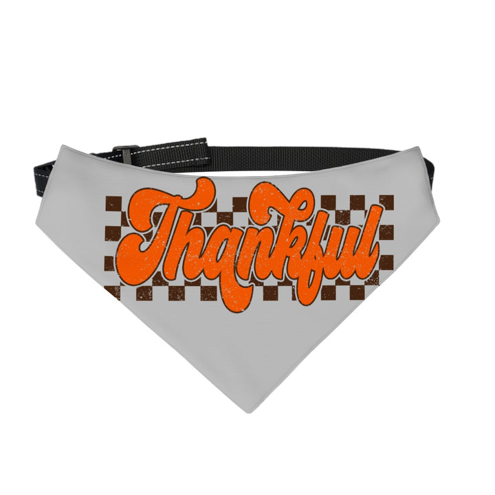 Retro Thankful - Dog Bandanas Double Sided with Buckle