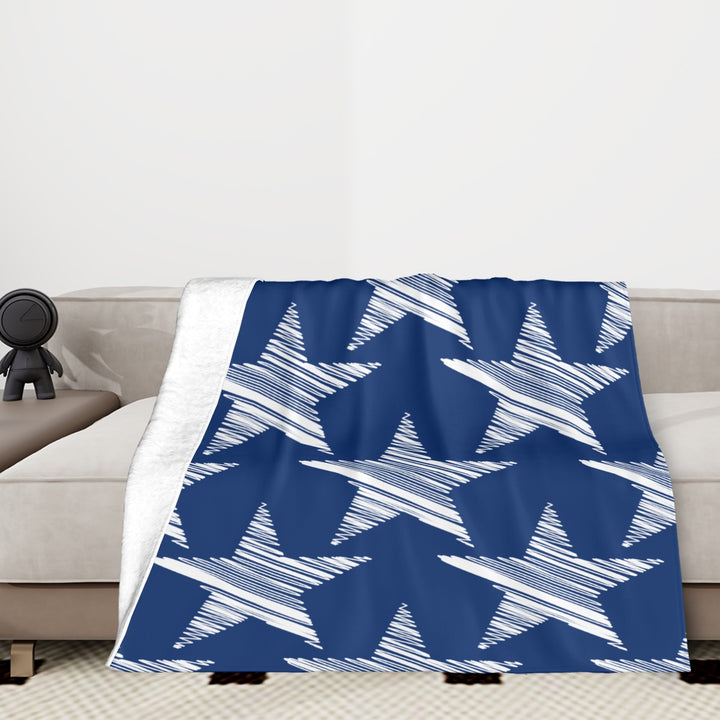 Scribble Stars - Sofa Blanket