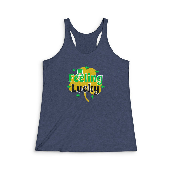 Feeling Lucky - Women's Tri-Blend Racerback Tank