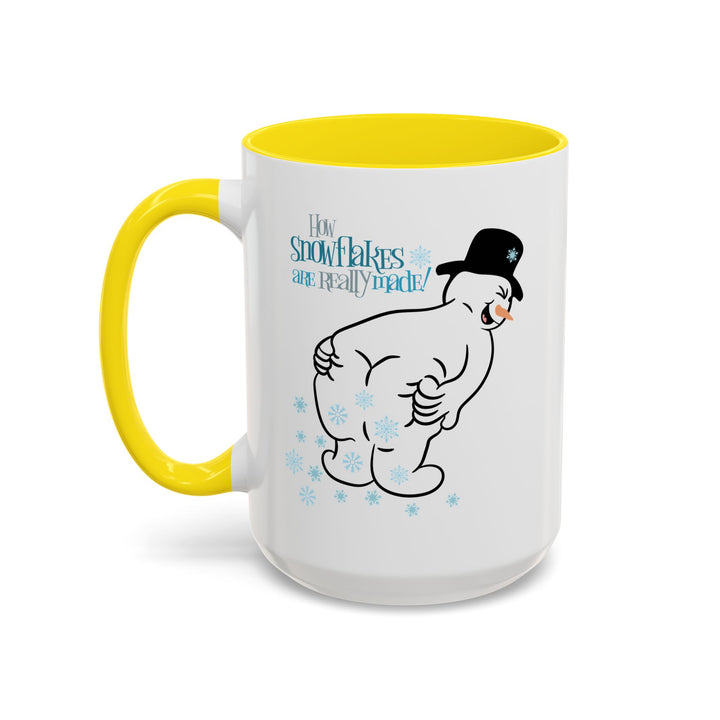 How Snowflakes Are Made - Accent Coffee Mug (11, 15oz)