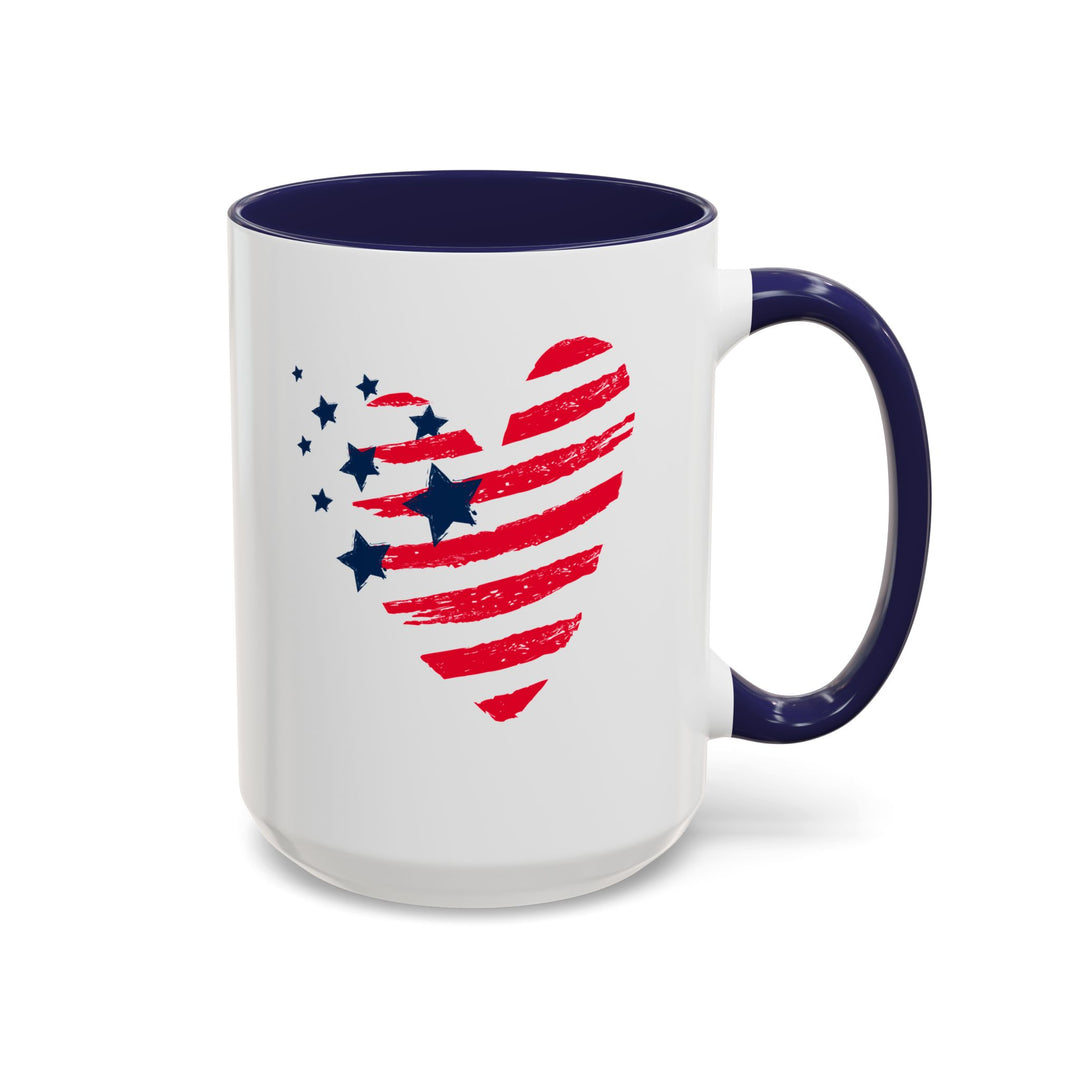 American Heart - Accent Coffee Mug (11, 15oz)