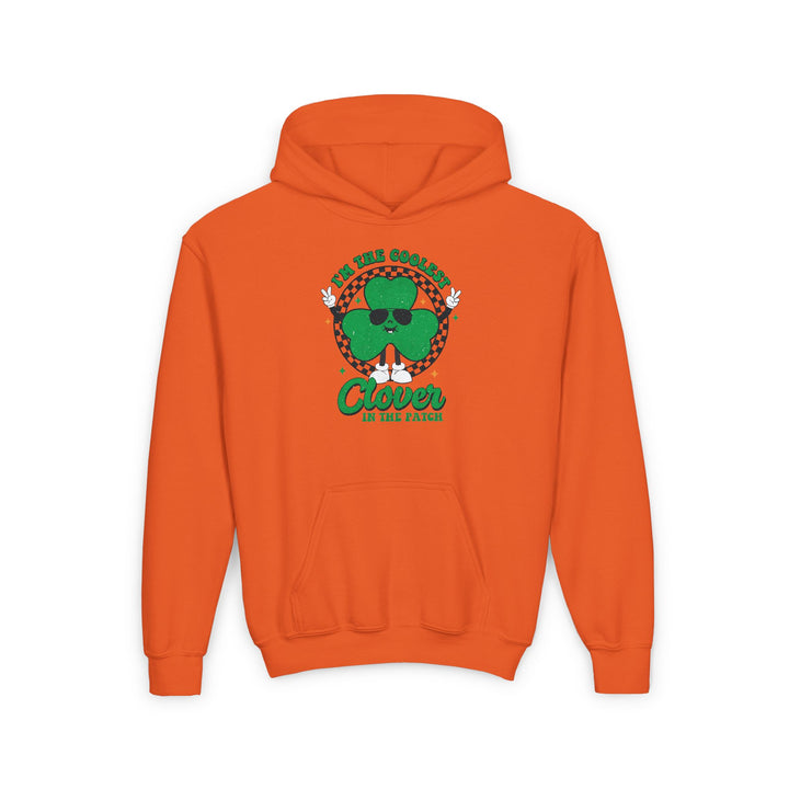 Coolest Clover - Youth Heavy Blend Hooded Sweatshirt