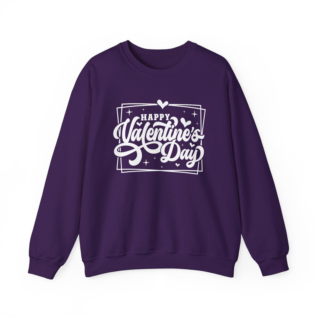 Happy Valentine's Day W/Hearts - Unisex Heavy Blend™ Crewneck Sweatshirt