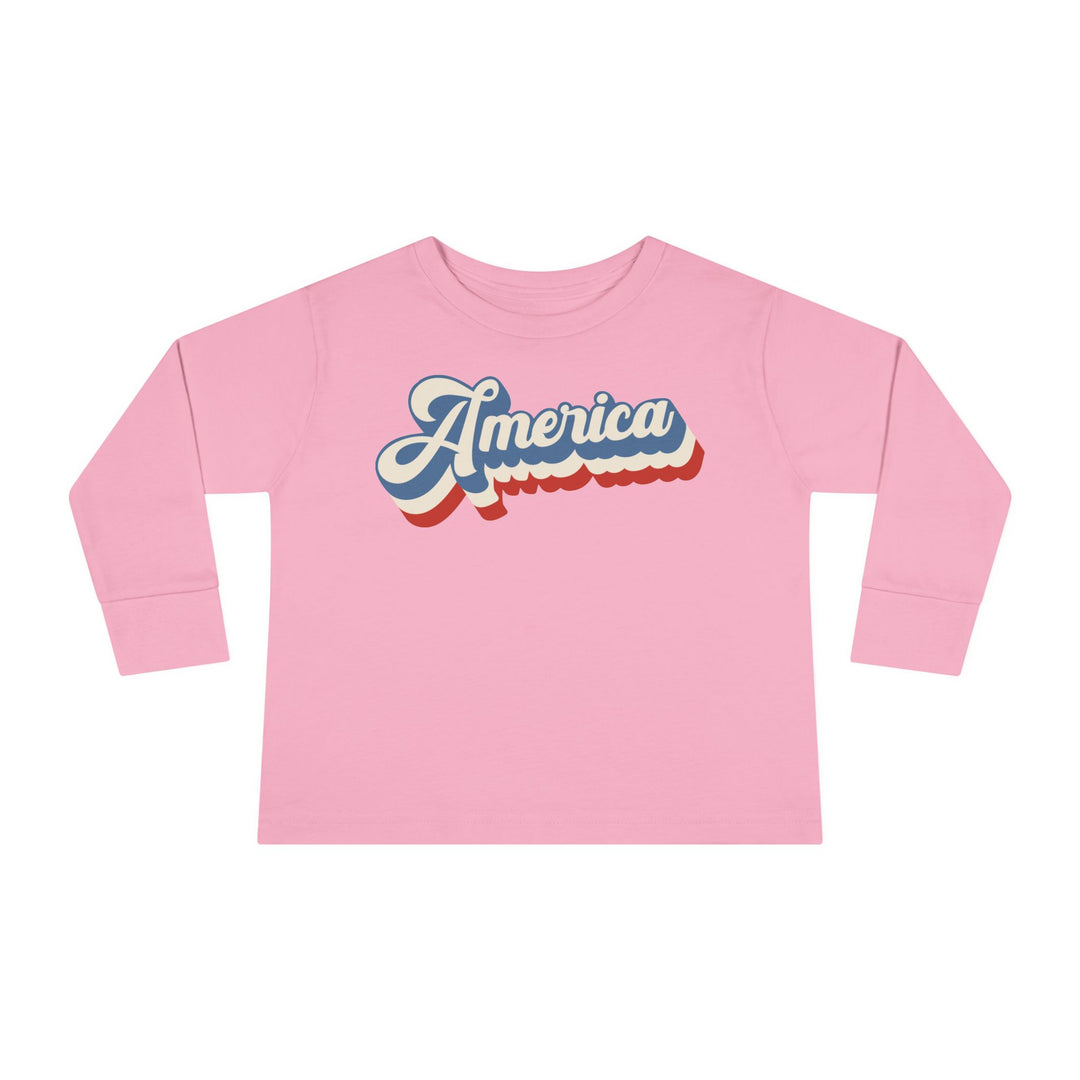 Retro America - Toddler Long Sleeve Tee