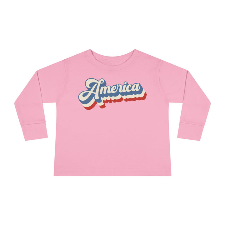 Retro America - Toddler Long Sleeve Tee