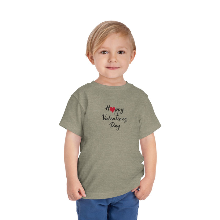 Happy Valentines Day - Toddler Short Sleeve Tee