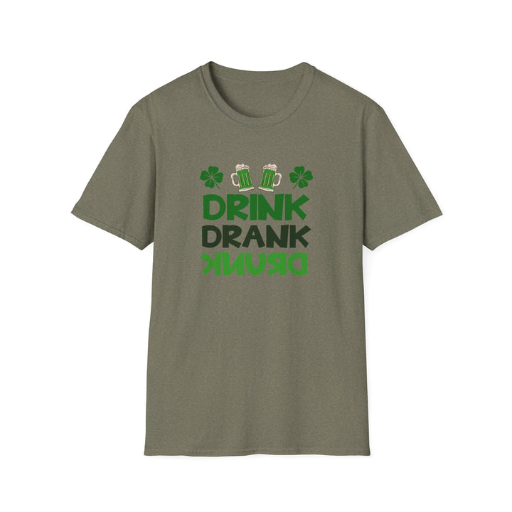 Drink Drank Drunk - Unisex Softstyle T-Shirt