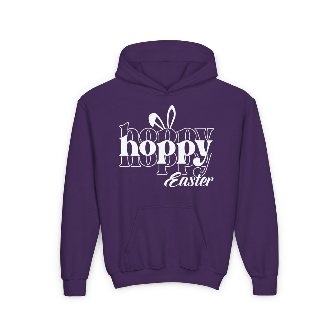 Hoppy Easter - Youth Heavy Blend Hooded Sweatshirt