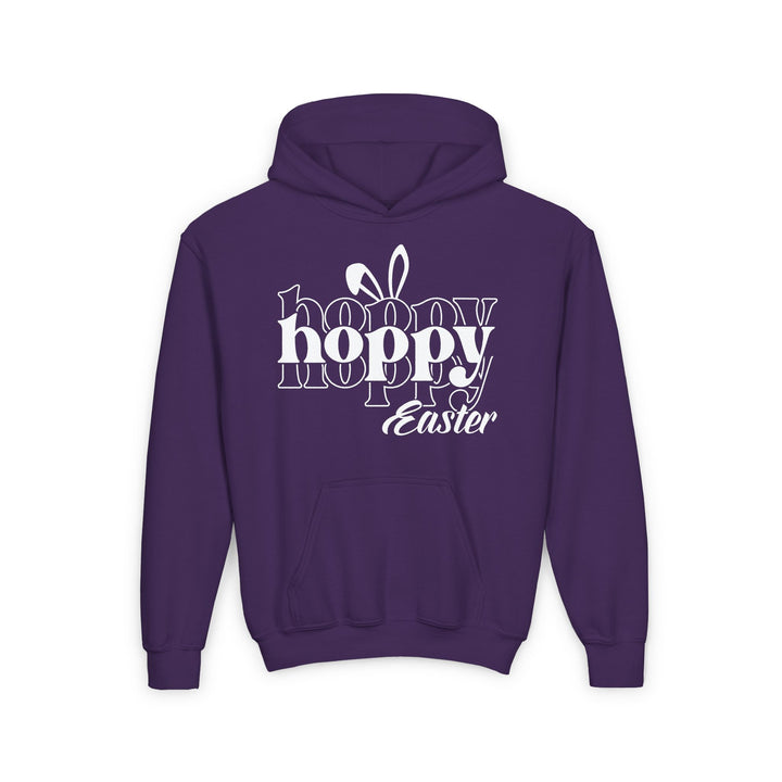 Hoppy Easter - Youth Heavy Blend Hooded Sweatshirt