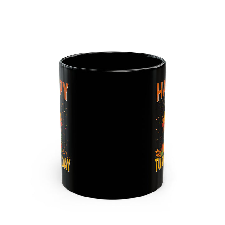 Happy Turkey Day - Black Mug (11oz, 15oz)