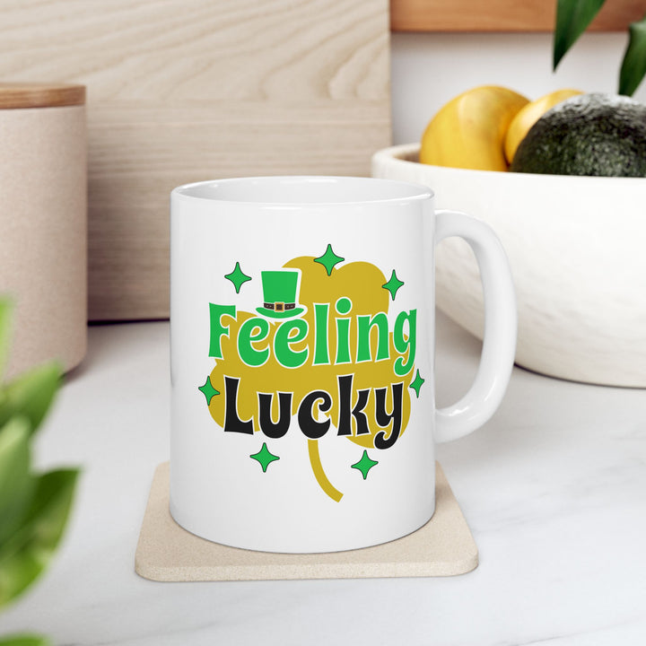 Feeling Lucky - Ceramic Mug, (11oz, 15oz)