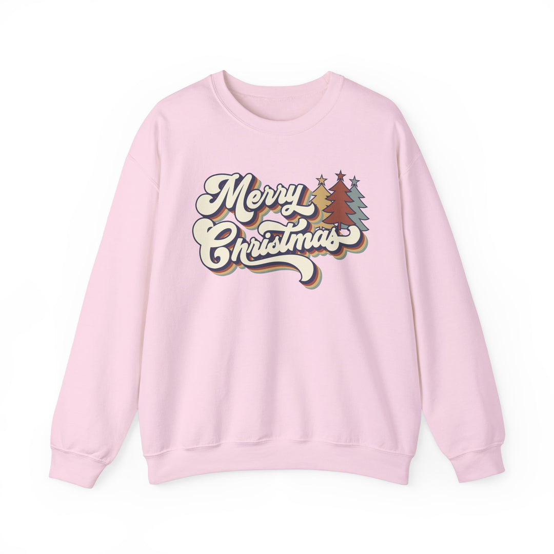 Retro Merry Christmas - Unisex Heavy Blend™ Crewneck Sweatshirt
