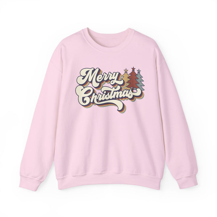 Retro Merry Christmas - Unisex Heavy Blend™ Crewneck Sweatshirt