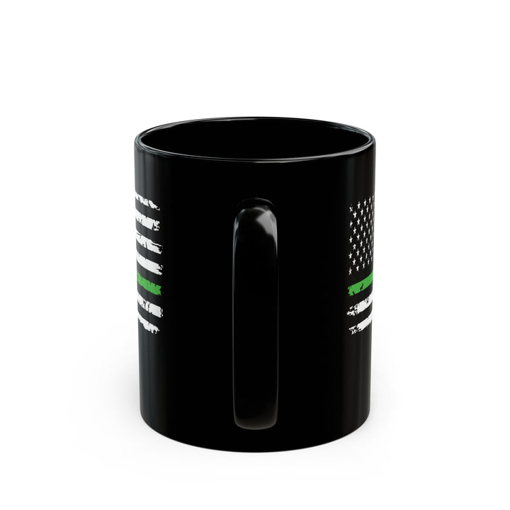Green Line Flag - Black Mug (11oz, 15oz)