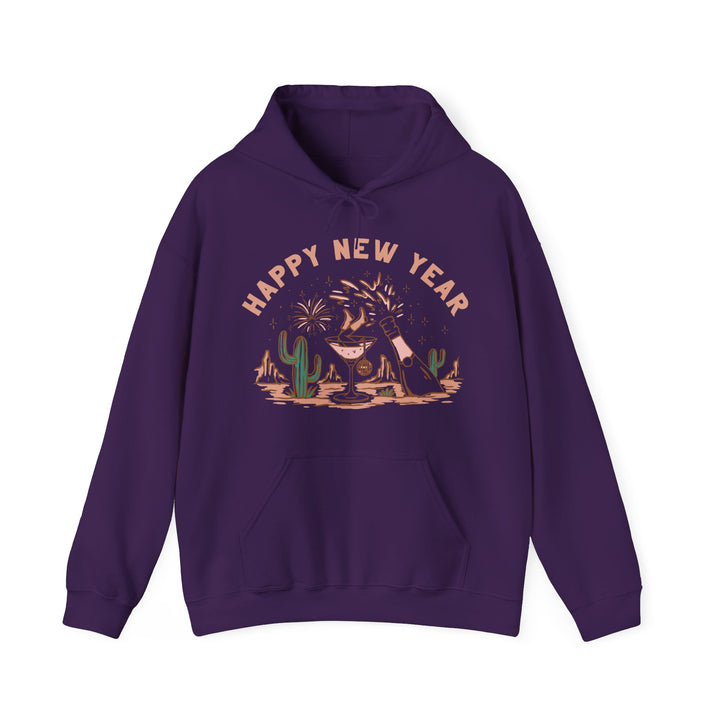 Happy New Year Desert - Unisex Heavy Blend™ Hooded Sweatshirt