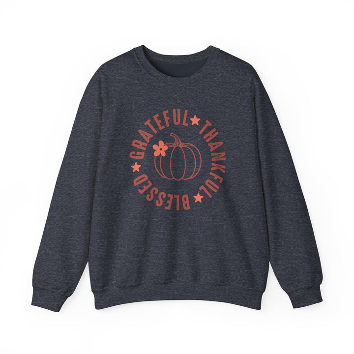 Grateful Thankful Blessed - Unisex Heavy Blend™ Crewneck Sweatshirt