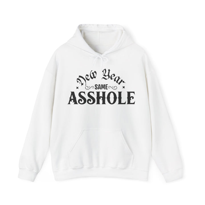 New Year Same A**hole - Unisex Heavy Blend™ Hooded Sweatshirt