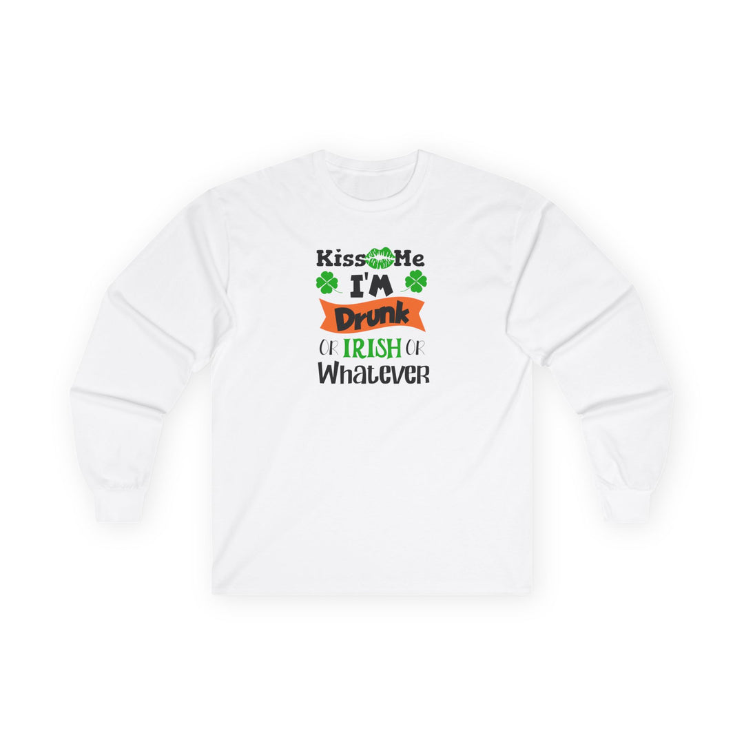 Kiss Me I'm Drunk - Unisex Ultra Cotton Long Sleeve Tee