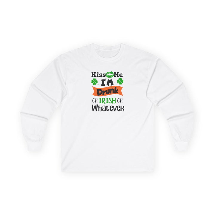 Kiss Me I'm Drunk - Unisex Ultra Cotton Long Sleeve Tee