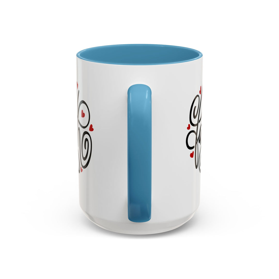 Faith Hearts - Accent Coffee Mug (11, 15oz)
