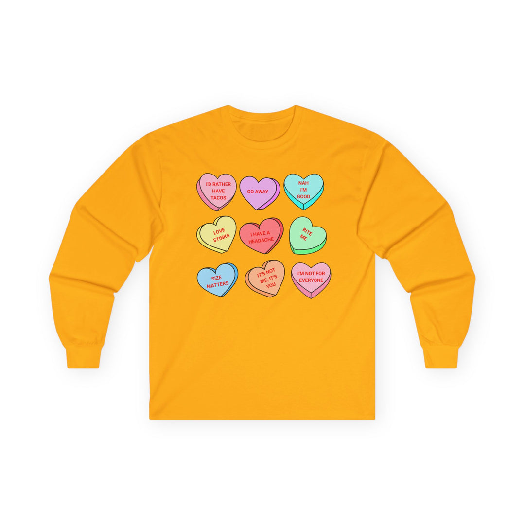Conversation Hearts - Unisex Ultra Cotton Long Sleeve Tee