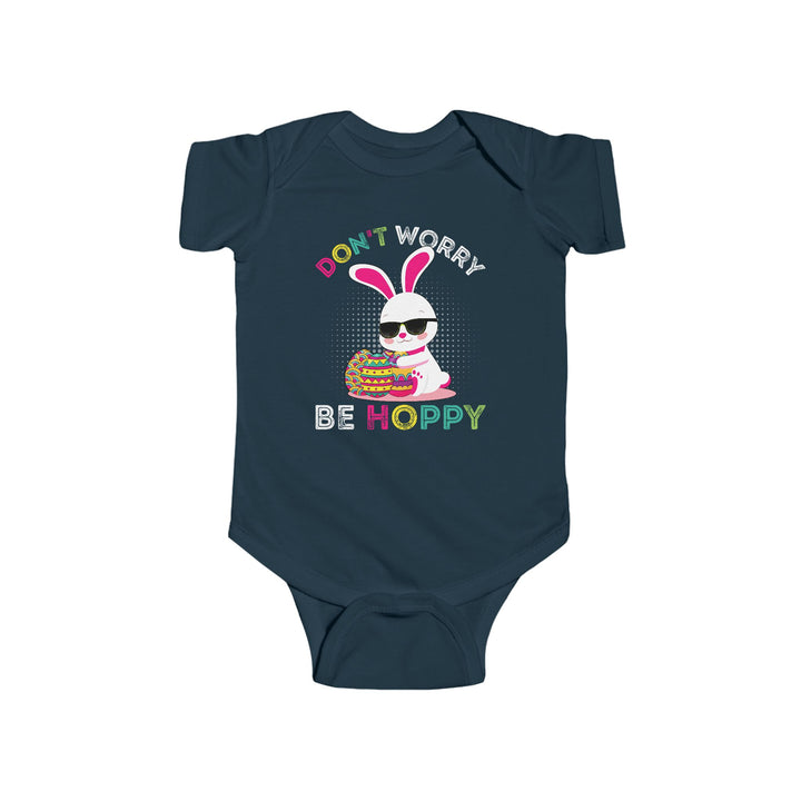 Don't Worry Be Hoppy - Infant Fine Jersey Bodysuit
