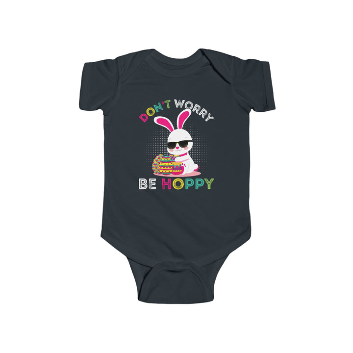 Don't Worry Be Hoppy - Infant Fine Jersey Bodysuit