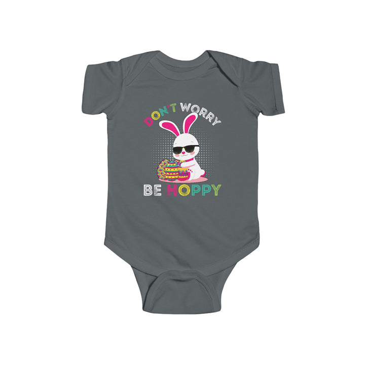 Don't Worry Be Hoppy - Infant Fine Jersey Bodysuit