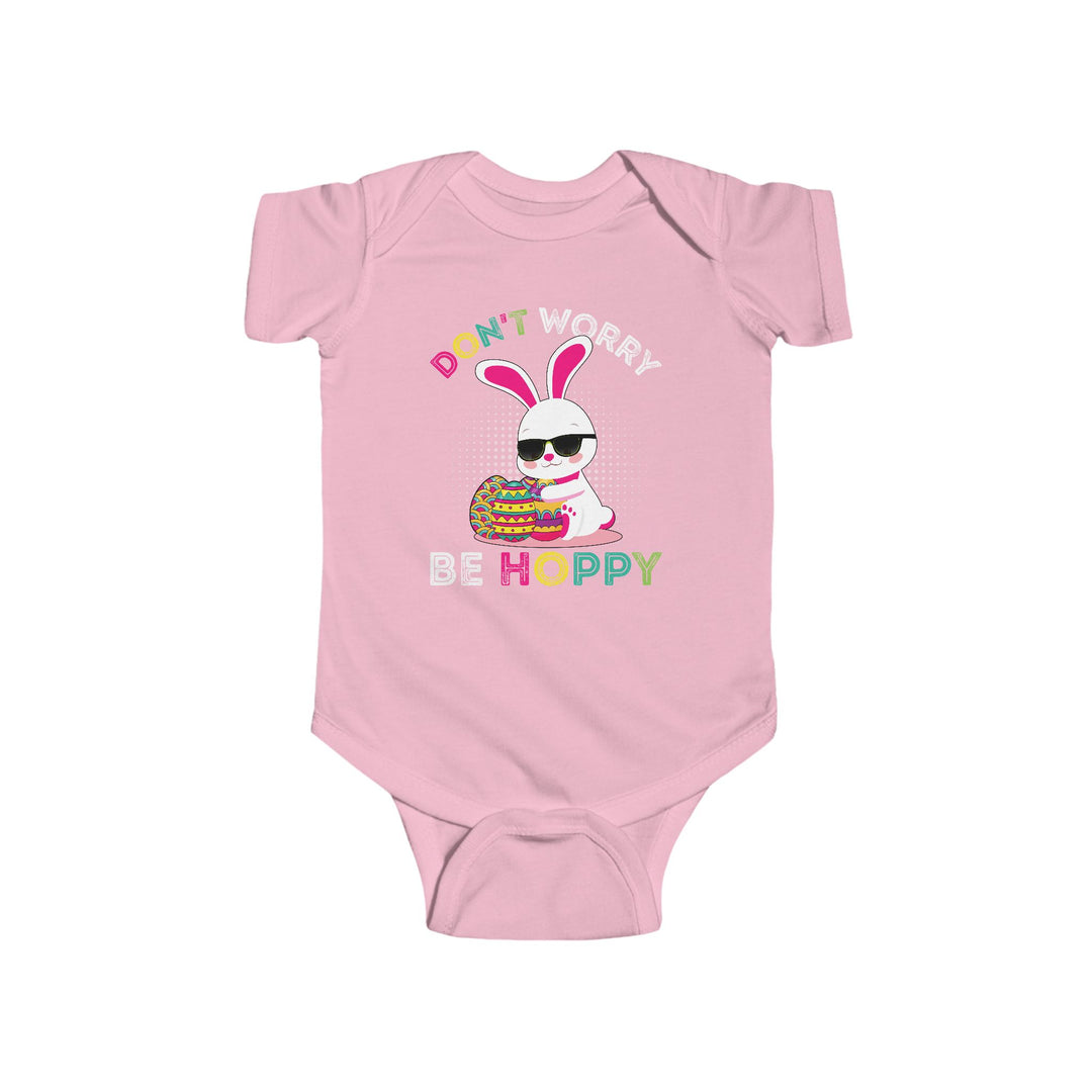 Don't Worry Be Hoppy - Infant Fine Jersey Bodysuit