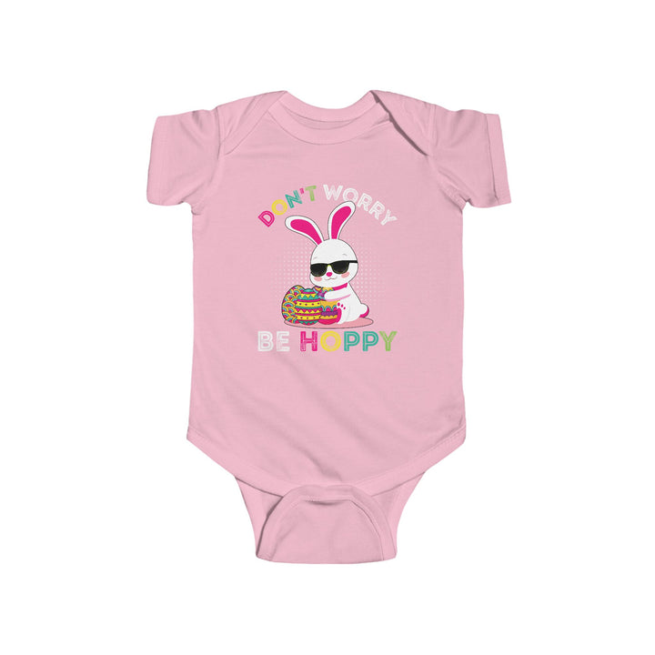 Don't Worry Be Hoppy - Infant Fine Jersey Bodysuit