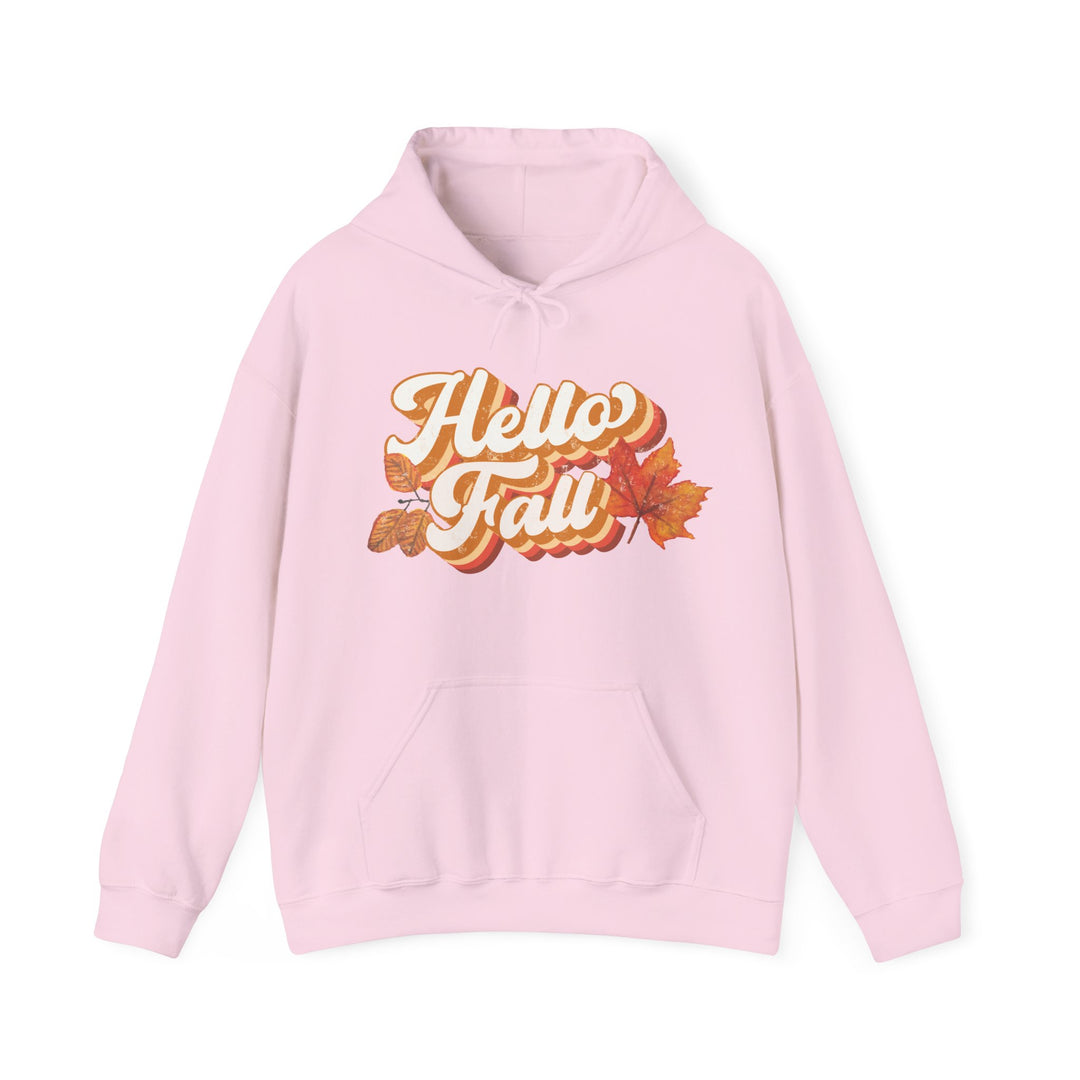 Retro Hello Fall - Unisex Heavy Blend™ Hooded Sweatshirt