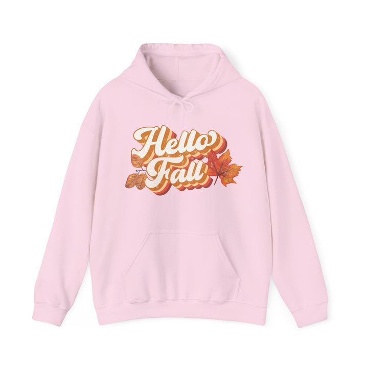 Retro Hello Fall - Unisex Heavy Blend™ Hooded Sweatshirt