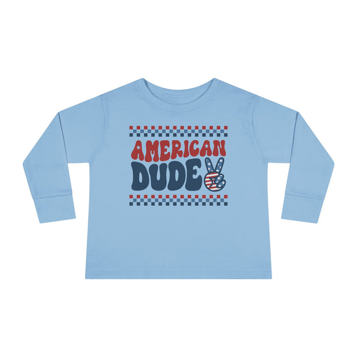 American Dude - Toddler Long Sleeve Tee