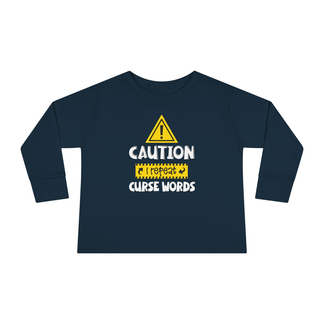 Caution - Toddler Long Sleeve Tee