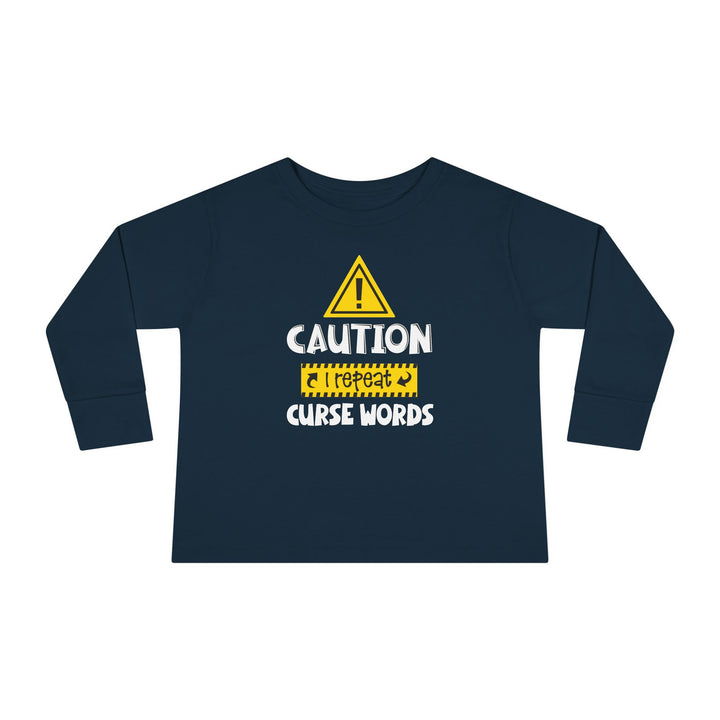 Caution - Toddler Long Sleeve Tee