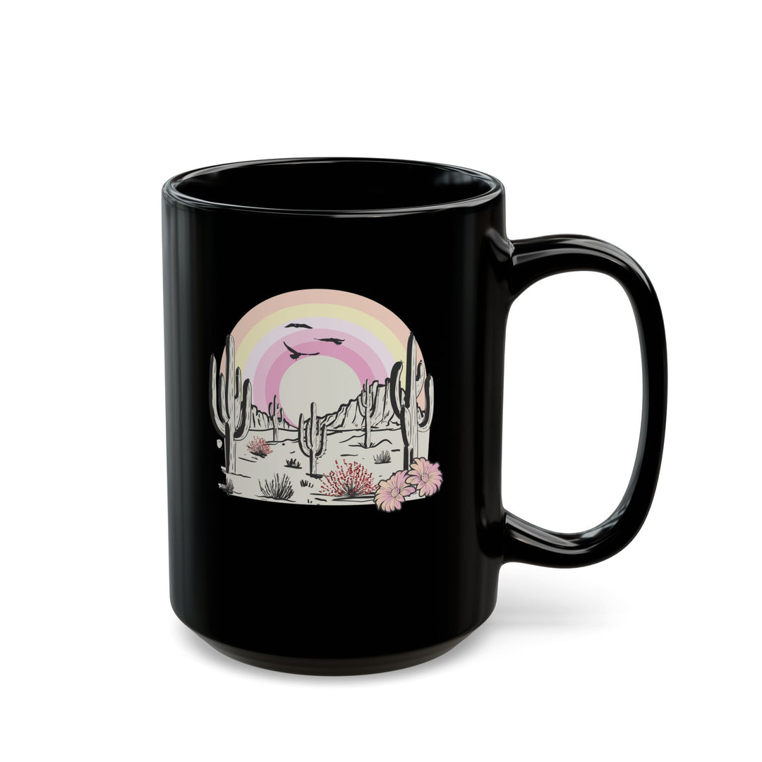 Desert Rainbow - Black Mug (11oz, 15oz)