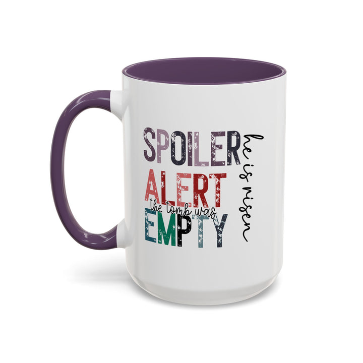 Spoiler Alert - Accent Coffee Mug (11, 15oz)
