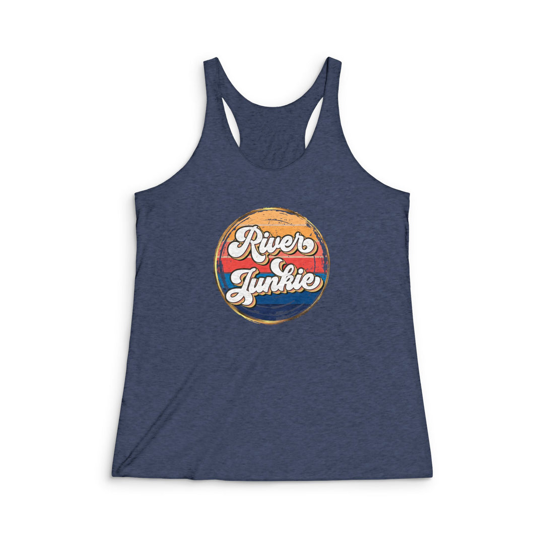 River Junkie - Women's Tri-Blend Racerback Tank