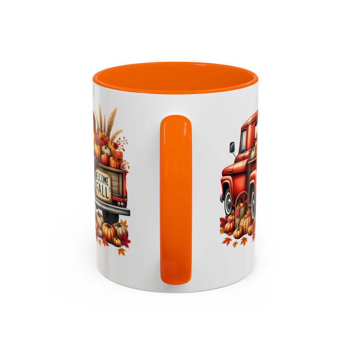Welcome Fall - Accent Coffee Mug (11, 15oz)