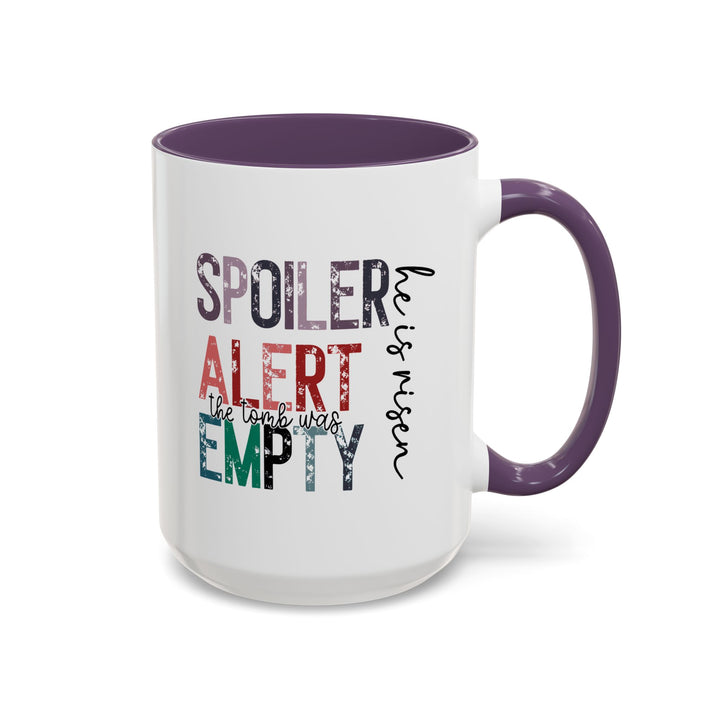 Spoiler Alert - Accent Coffee Mug (11, 15oz)