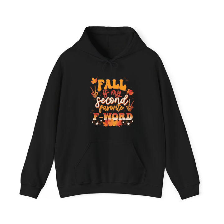Fall Is My Second Favorite F Word - Unisex Heavy Blend™ Hooded Sweatshirt