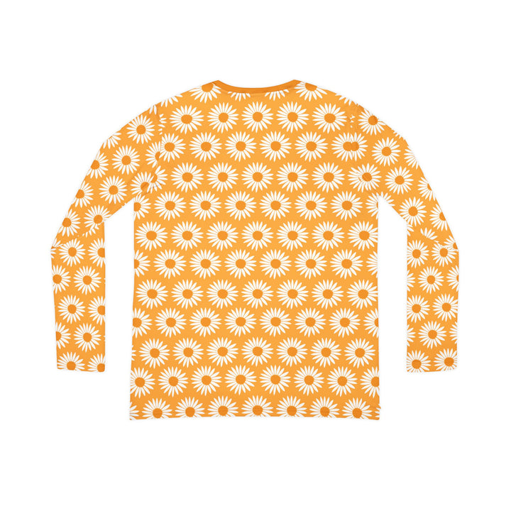 Yellow Sunflower Print - Women's Long Sleeve V-neck Shirt (AOP)