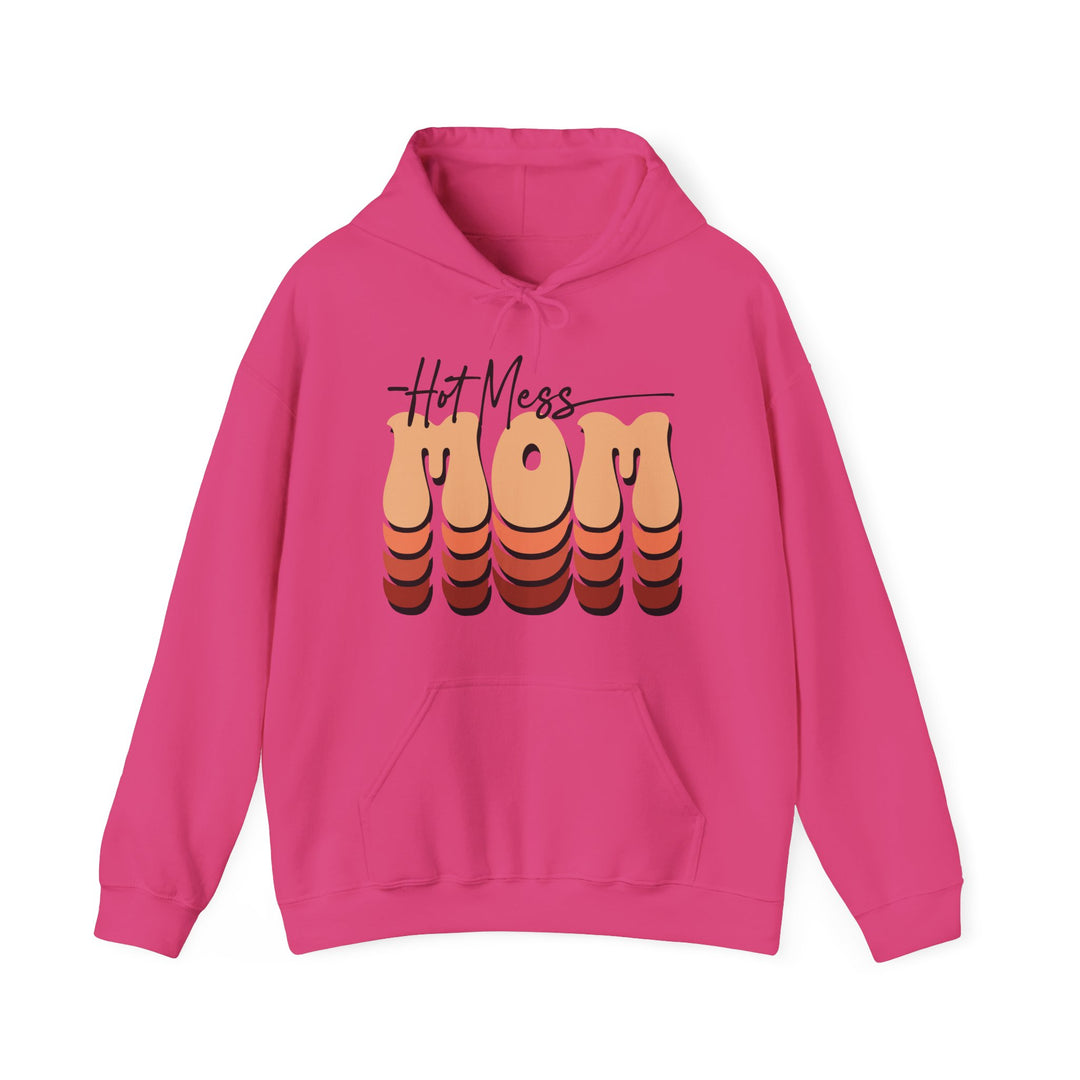 Hot Mess Mom - Unisex Heavy Blend™ Hooded Sweatshirt