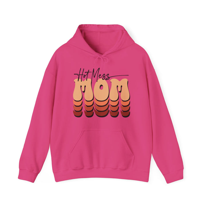 Hot Mess Mom - Unisex Heavy Blend™ Hooded Sweatshirt