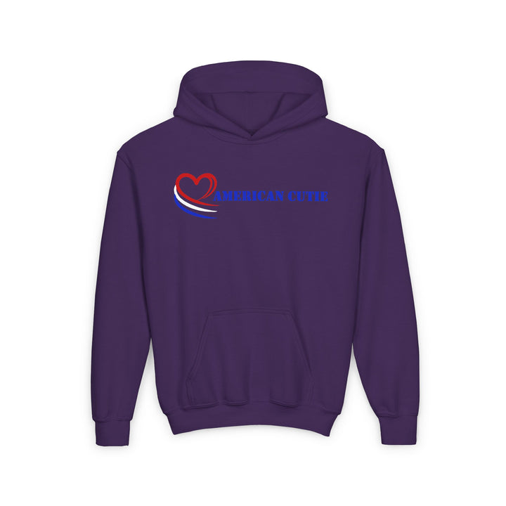 American Cutie - Youth Heavy Blend Hooded Sweatshirt